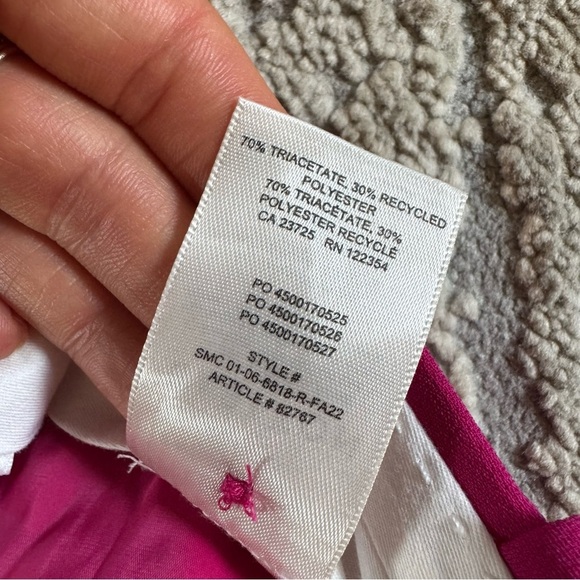 BABATON pink fuchsia Publish High Rise Bootcut Dress Pants trousers 82767 size 0 - Picture 8 of 9